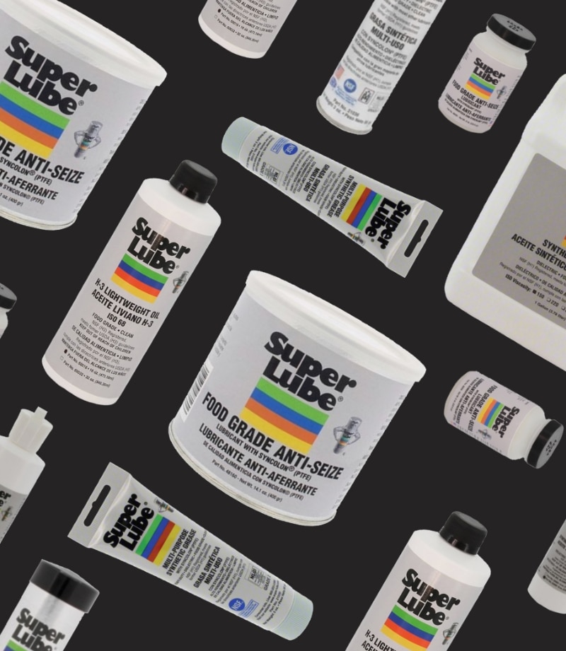 Super Lube product collage